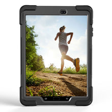 Load image into Gallery viewer, For Galaxy Tab S3 9.7 inch T820 360 Degree Rotation PC + Silicone Protective Case with Holder &amp; Hand-strap, For Galaxy Tab S3 9.7 inch T820