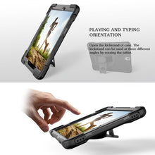 Load image into Gallery viewer, For Galaxy Tab S3 9.7 inch T820 360 Degree Rotation PC + Silicone Protective Case with Holder &amp; Hand-strap, For Galaxy Tab S3 9.7 inch T820