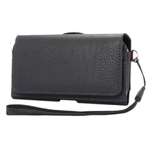 Load image into Gallery viewer, Universal Litchi Texture Vertical Flip Thwartwise PU Leather Case / Waist Bag with Back Splint &amp; Card Slots &amp; 15cm Lanyard for iPhone X  &amp; Galaxy S7 &amp; S6 Edge &amp; S6, Huawei P9 &amp; P9 Lite, Sony Xperia Z5, Xiaomi Redmi 4, Size: 14.6 x 7.8 x 1.8 cm