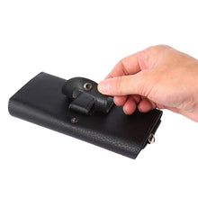 Load image into Gallery viewer, Universal Litchi Texture Vertical Flip Thwartwise PU Leather Case / Waist Bag with Back Splint &amp; Card Slots &amp; 15cm Lanyard for iPhone X  &amp; Galaxy S7 &amp; S6 Edge &amp; S6, Huawei P9 &amp; P9 Lite, Sony Xperia Z5, Xiaomi Redmi 4, Size: 14.6 x 7.8 x 1.8 cm