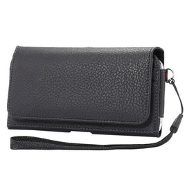 Universal Litchi Texture Vertical Flip Thwartwise PU Leather Case / Waist Bag with Back Splint & Card Slots & 15cm Lanyard for Galaxy S7 Edge & S7 & S6 Edge & S6, Huawei P9 & P9 Lite & P9 Plus & Sony Xperia Z5, Xiaomi Redmi 4, Size: 15.5 x 8 x 1.8 cm
