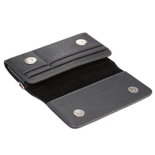 Load image into Gallery viewer, Universal Litchi Texture Vertical Flip Thwartwise PU Leather Case / Waist Bag with Back Splint &amp; Card Slots &amp; 15cm Lanyard for Galaxy S7 Edge &amp; S7 &amp; S6 Edge &amp; S6, Huawei P9 &amp; P9 Lite &amp; P9 Plus &amp; Sony Xperia Z5, Xiaomi Redmi 4, Size: 15.5 x 8 x 1.8 cm