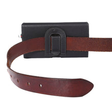 Load image into Gallery viewer, Universal Litchi Texture Vertical Flip Thwartwise PU Leather Case / Waist Bag with Back Splint &amp; Card Slots &amp; 15cm Lanyard for Galaxy S7 Edge &amp; S7 &amp; S6 Edge &amp; S6, Huawei P9 &amp; P9 Lite &amp; P9 Plus &amp; Sony Xperia Z5, Xiaomi Redmi 4, Size: 15.5 x 8 x 1.8 cm