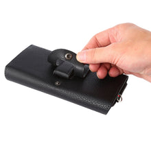 Load image into Gallery viewer, Universal Litchi Texture Vertical Flip Thwartwise PU Leather Case / Waist Bag with Back Splint &amp; Card Slots &amp; 15cm Lanyard for Galaxy S7 Edge &amp; S7 &amp; S6 Edge &amp; S6, Huawei P9 &amp; P9 Lite &amp; P9 Plus &amp; Sony Xperia Z5, Xiaomi Redmi 4, Size: 15.5 x 8 x 1.8 cm