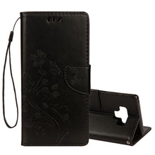 Load image into Gallery viewer, Embossed Butterfly Pattern Horizontal Flip Leather Case with Card Slot &amp; Holder &amp; Wallet &amp; Lanyard For Galaxy Note9, For Galaxy Note9