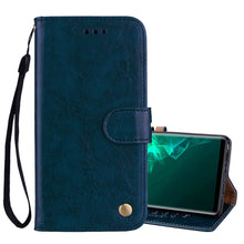 Load image into Gallery viewer, Business Style Oil Wax Texture Horizontal Flip Leather Case, with Holder &amp; Card Slots &amp; Wallet For Galaxy Note9, For Galaxy Note9
