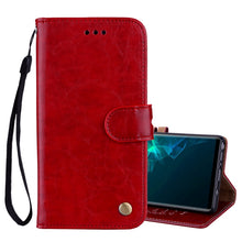 Load image into Gallery viewer, Business Style Oil Wax Texture Horizontal Flip Leather Case, with Holder &amp; Card Slots &amp; Wallet For Galaxy Note9, For Galaxy Note9