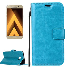 Load image into Gallery viewer, For Galaxy A3 (2017) / A320 Crazy Horse Texture Horizontal Flip PU Leather Case with Holder &amp; Card Slots &amp; Wallet &amp; Photo Frame &amp; Lanyard &amp; Magnetic Buckle, For Galaxy A3 (2017)