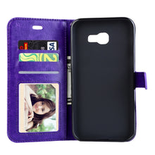 Load image into Gallery viewer, For Galaxy A3 (2017) / A320 Crazy Horse Texture Horizontal Flip PU Leather Case with Holder &amp; Card Slots &amp; Wallet &amp; Photo Frame &amp; Lanyard &amp; Magnetic Buckle, For Galaxy A3 (2017)