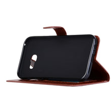 Load image into Gallery viewer, For Galaxy A3 (2017) / A320 Crazy Horse Texture Horizontal Flip PU Leather Case with Holder &amp; Card Slots &amp; Wallet &amp; Photo Frame &amp; Lanyard &amp; Magnetic Buckle, For Galaxy A3 (2017)