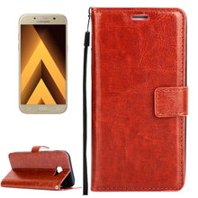 Load image into Gallery viewer, For Galaxy A3 (2017) / A320 Crazy Horse Texture Horizontal Flip PU Leather Case with Holder &amp; Card Slots &amp; Wallet &amp; Photo Frame &amp; Lanyard &amp; Magnetic Buckle, For Galaxy A3 (2017)