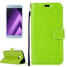 Load image into Gallery viewer, For Galaxy A5 (2017) / A520 Crazy Horse Texture Horizontal Flip PU Leather Case with Holder &amp; Card Slots &amp; Wallet &amp; Photo Frame &amp; Lanyard &amp; Magnetic Buckle, For Galaxy A5 (2017)