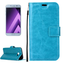 Load image into Gallery viewer, For Galaxy A5 (2017) / A520 Crazy Horse Texture Horizontal Flip PU Leather Case with Holder &amp; Card Slots &amp; Wallet &amp; Photo Frame &amp; Lanyard &amp; Magnetic Buckle, For Galaxy A5 (2017)