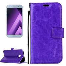 Load image into Gallery viewer, For Galaxy A5 (2017) / A520 Crazy Horse Texture Horizontal Flip PU Leather Case with Holder &amp; Card Slots &amp; Wallet &amp; Photo Frame &amp; Lanyard &amp; Magnetic Buckle, For Galaxy A5 (2017)