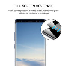 Load image into Gallery viewer, 0.3mm 9H Surface Hardness 2.5D Curved Edge Full Screen Full Glue Tempered Glass Film for Galaxy Note8