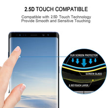 Load image into Gallery viewer, 0.3mm 9H Surface Hardness 2.5D Curved Edge Full Screen Full Glue Tempered Glass Film for Galaxy Note8