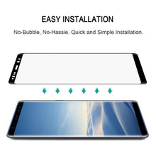 Load image into Gallery viewer, 0.3mm 9H Surface Hardness 2.5D Curved Edge Full Screen Full Glue Tempered Glass Film for Galaxy Note8