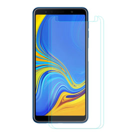2pcs ENKAY Hat-prince 0.26mm 9H  2.5D Curved Edge Tempered Glass Film for Galaxy A7 2018