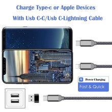 Load image into Gallery viewer, 2 PCS USB-C / Type-C Female to USB 2.0 Male Adapter, Support Charging &amp; Transmission