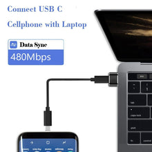 Load image into Gallery viewer, 2 PCS USB-C / Type-C Female to USB 2.0 Male Adapter, Support Charging &amp; Transmission