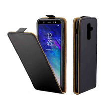 Load image into Gallery viewer, Business Style Vertical Flip TPU Leather Case for Samsung Galaxy A6 Plus (2018), with Card Slot, For Samsung Galaxy A6 Plus (2018)