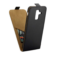 Load image into Gallery viewer, Business Style Vertical Flip TPU Leather Case for Samsung Galaxy A6 Plus (2018), with Card Slot, For Samsung Galaxy A6 Plus (2018)
