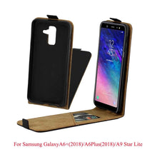 Load image into Gallery viewer, Business Style Vertical Flip TPU Leather Case for Samsung Galaxy A6 Plus (2018), with Card Slot, For Samsung Galaxy A6 Plus (2018)