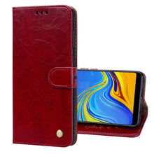 Load image into Gallery viewer, Business Style Oil Wax Texture Horizontal Flip Leather Case for Samsung Galaxy A9 (2018) / A9s, with Holder &amp; Card Slots &amp; Wallet c, For Galaxy A9 (2018) / A9s