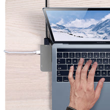 Load image into Gallery viewer, Double USB-C / Type-C to PD Port + USB 3.0 + HDMI Multifunctional Extension HUB Adapter