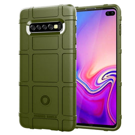 Shockproof Protector Cover Full Coverage Silicone Case for Galaxy S10+