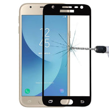 Load image into Gallery viewer, For Galaxy J3 (2017) (EU Version) 0.26mm 9H Surface Hardness 2.5D Curved Silk-screen Full Screen Tempered Glass Screen Protector, For Galaxy J3 (2017) (EU Version)