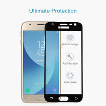 Load image into Gallery viewer, For Galaxy J3 (2017) (EU Version) 0.26mm 9H Surface Hardness 2.5D Curved Silk-screen Full Screen Tempered Glass Screen Protector, For Galaxy J3 (2017) (EU Version)