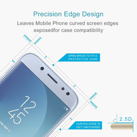 1 PCS For Galaxy J5 (2017) (EU Version) 0.26mm 9H Surface Hardness 2.5D Explosion-proof Non-full Screen Tempered Glass Screen Film