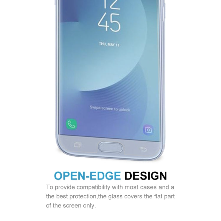 1 PCS For Galaxy J5 (2017) (EU Version) 0.26mm 9H Surface Hardness 2.5D Explosion-proof Non-full Screen Tempered Glass Screen Film