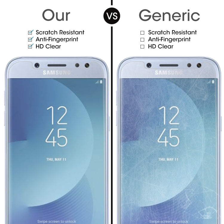 10 PCS For Galaxy J5 (2017) (EU Version) 0.26mm 9H Surface Hardness 2.5D Explosion-proof Non-full Screen Tempered Glass Screen Film