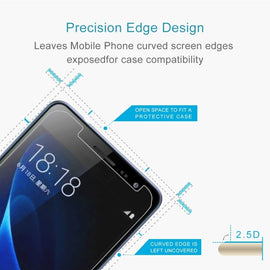 1 PCS For Galaxy J3 (2017) (EU Version) 0.26mm 9H Surface Hardness 2.5D Explosion-proof Non-full Screen Tempered Glass Screen Film