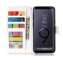 Load image into Gallery viewer, For Galaxy S9 Gloss Oil Embossed Wolf Pattern Horizontal Flip Leather Case with Holder &amp; Card Slots &amp; Wallet, For Galaxy S9