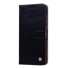 Load image into Gallery viewer, Business Style Oil Wax Texture Horizontal Flip Leather Case for Galaxy J4+, with Holder &amp; Card Slots &amp; Wallet, For Galaxy J4+