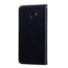 Load image into Gallery viewer, Business Style Oil Wax Texture Horizontal Flip Leather Case for Galaxy J4+, with Holder &amp; Card Slots &amp; Wallet, For Galaxy J4+