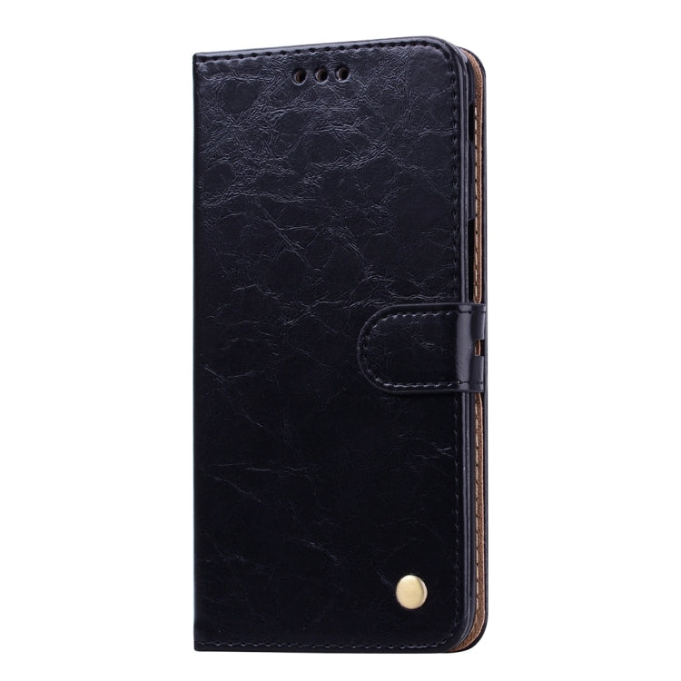 Business Style Oil Wax Texture Horizontal Flip Leather Case for Galaxy J6+, with Holder & Card Slots & Wallet, For Galaxy J6+