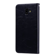 Load image into Gallery viewer, Business Style Oil Wax Texture Horizontal Flip Leather Case for Galaxy J6+, with Holder &amp; Card Slots &amp; Wallet, For Galaxy J6+
