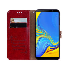 Load image into Gallery viewer, Business Style Oil Wax Texture Horizontal Flip Leather Case for Galaxy J6+, with Holder &amp; Card Slots &amp; Wallet, For Galaxy J6+