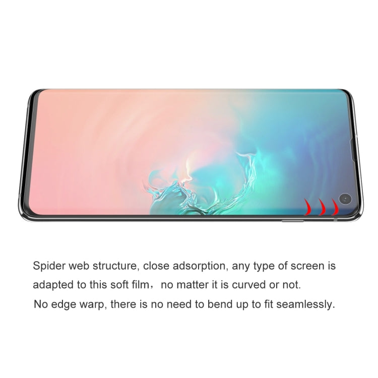 ENKAY Hat-Prince 0.1mm 3D Full Screen Protector Explosion-proof Hydrogel Film for Galaxy S10, TPU+TPE+PET Material