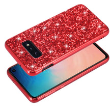 Load image into Gallery viewer, Glitter Powder Shockproof TPU Protective Case for Galaxy S10+