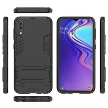 Load image into Gallery viewer, Shockproof PC + TPU Case for Galaxy M10, with Holder, For Samsung Galaxy M10
