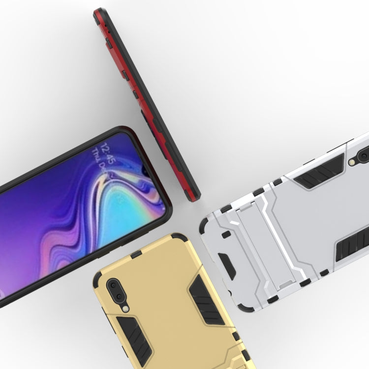 Shockproof PC + TPU Case for Galaxy M10, with Holder