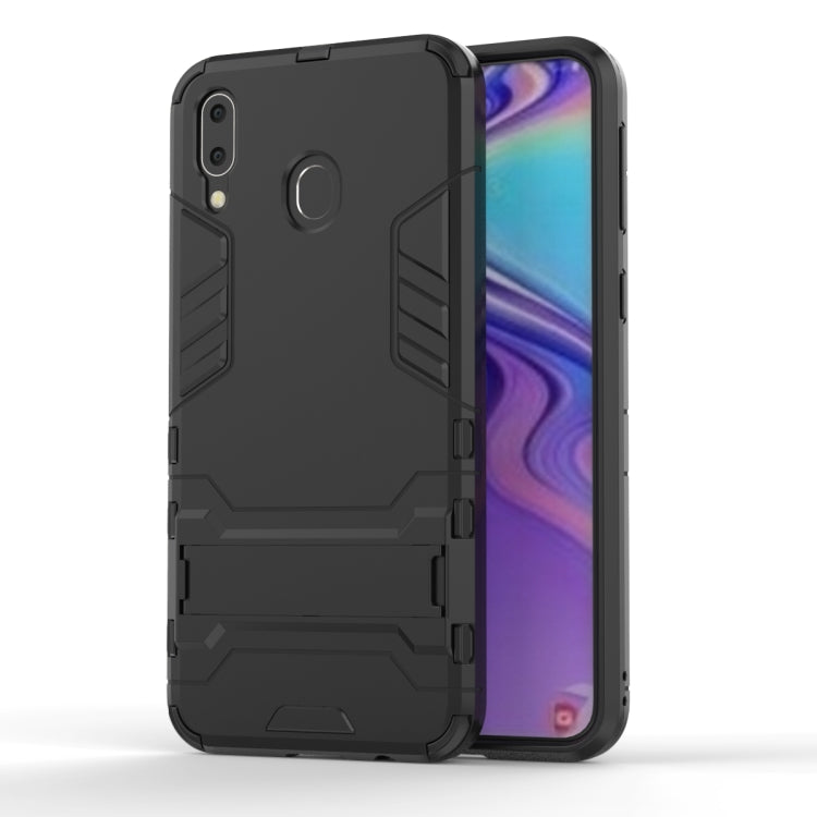 Shockproof PC + TPU Case for Galaxy M20, with Holder