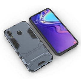 Shockproof PC + TPU Case for Galaxy M20, with Holder, For Samsung Galaxy M20