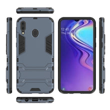 Load image into Gallery viewer, Shockproof PC + TPU Case for Galaxy M20, with Holder, For Samsung Galaxy M20