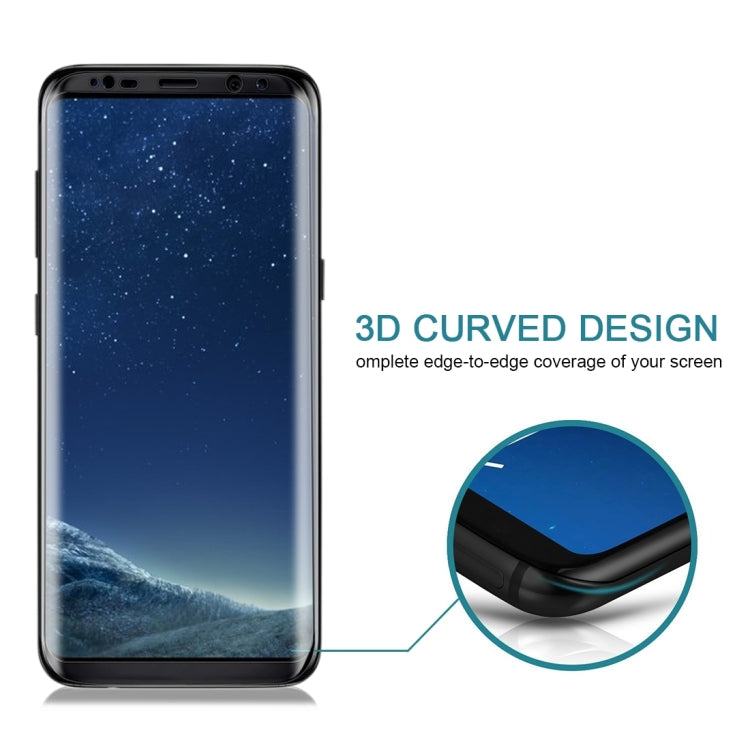 Full Screen Edge Glue Tempered Glass Screen Protector For Galaxy S8+